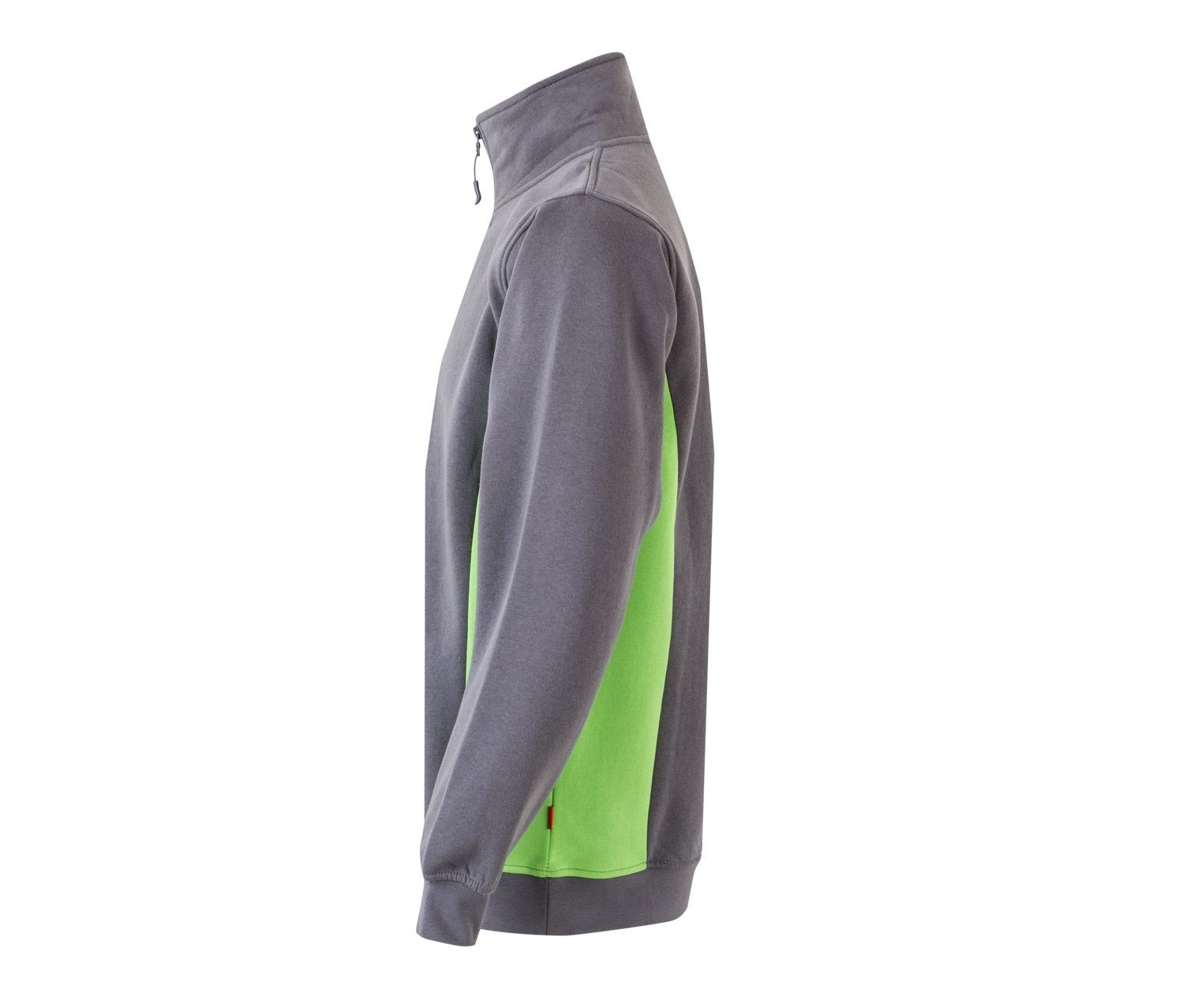 SWEAT BICOLORE COL ZIPPÉ