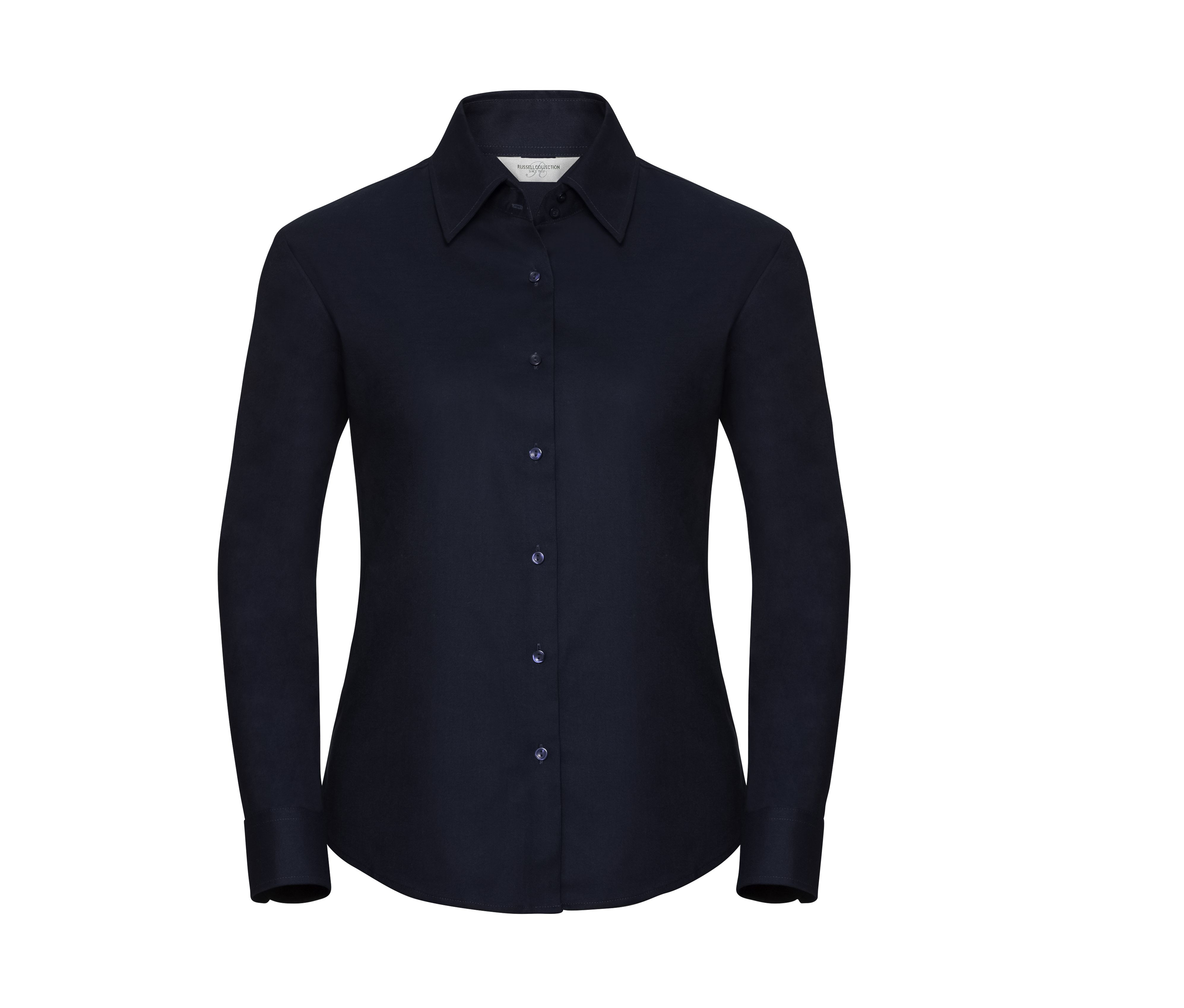 LADIES' LONG SLEEVE TAILORED OXFORD SHIRT