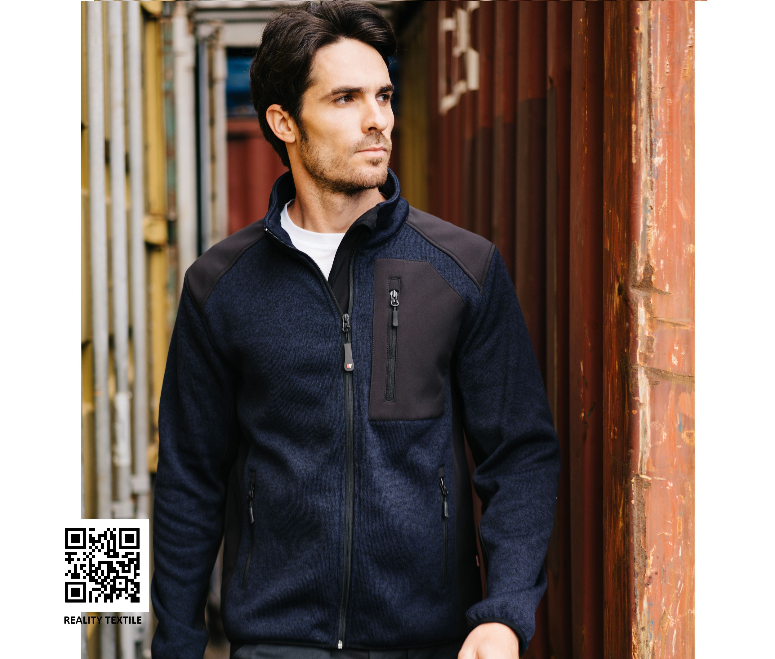 VESTE POLAIRE MOLLETONNÉE