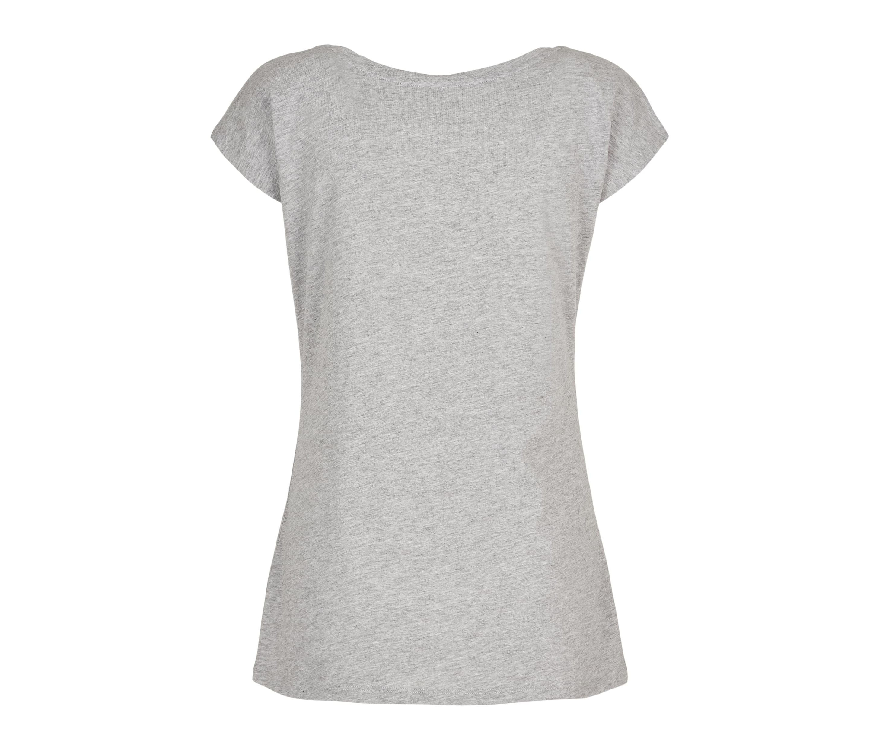 LADIES WIDE NECK TEE