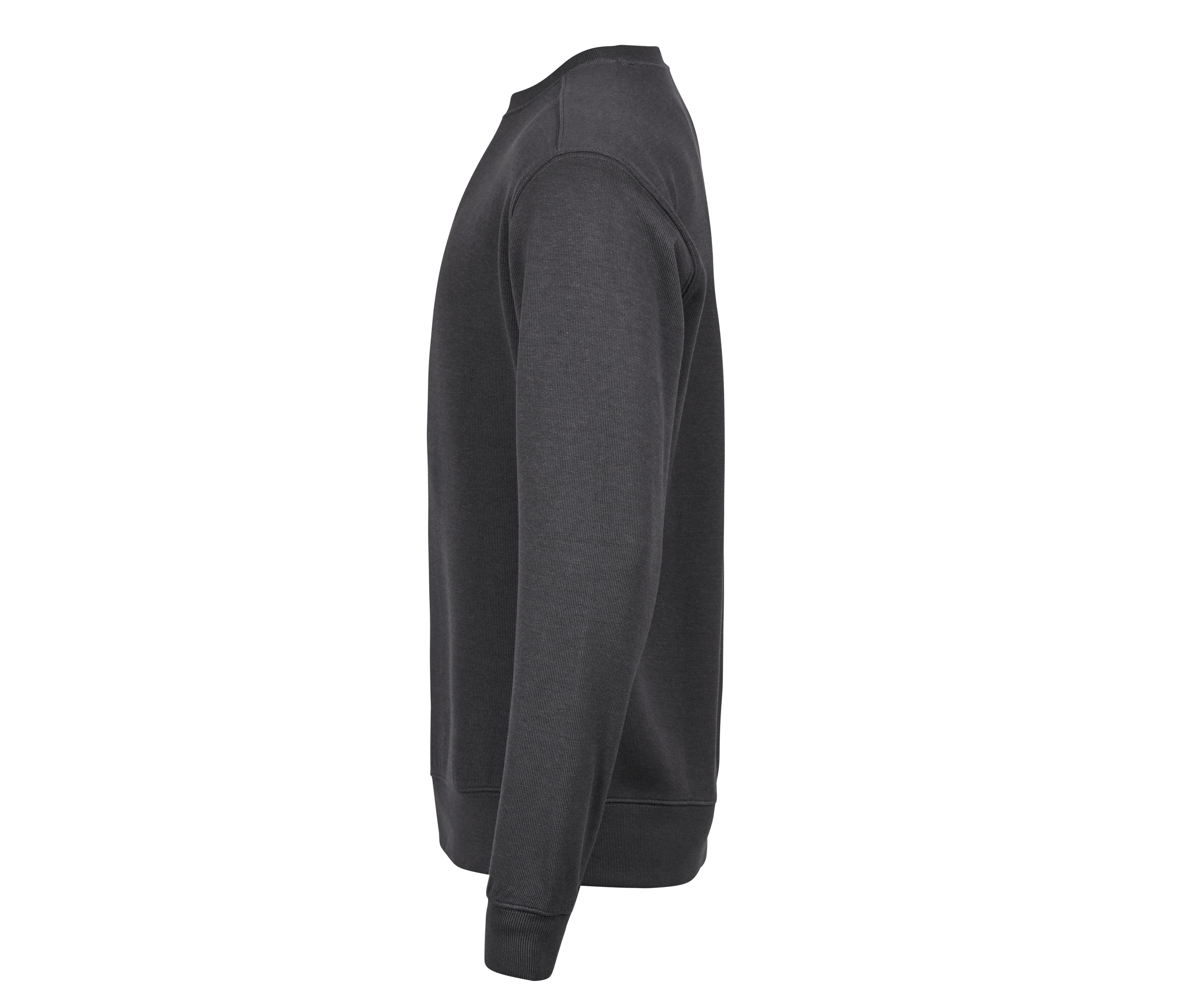 RIBBED INTERLOCK CREW NECK