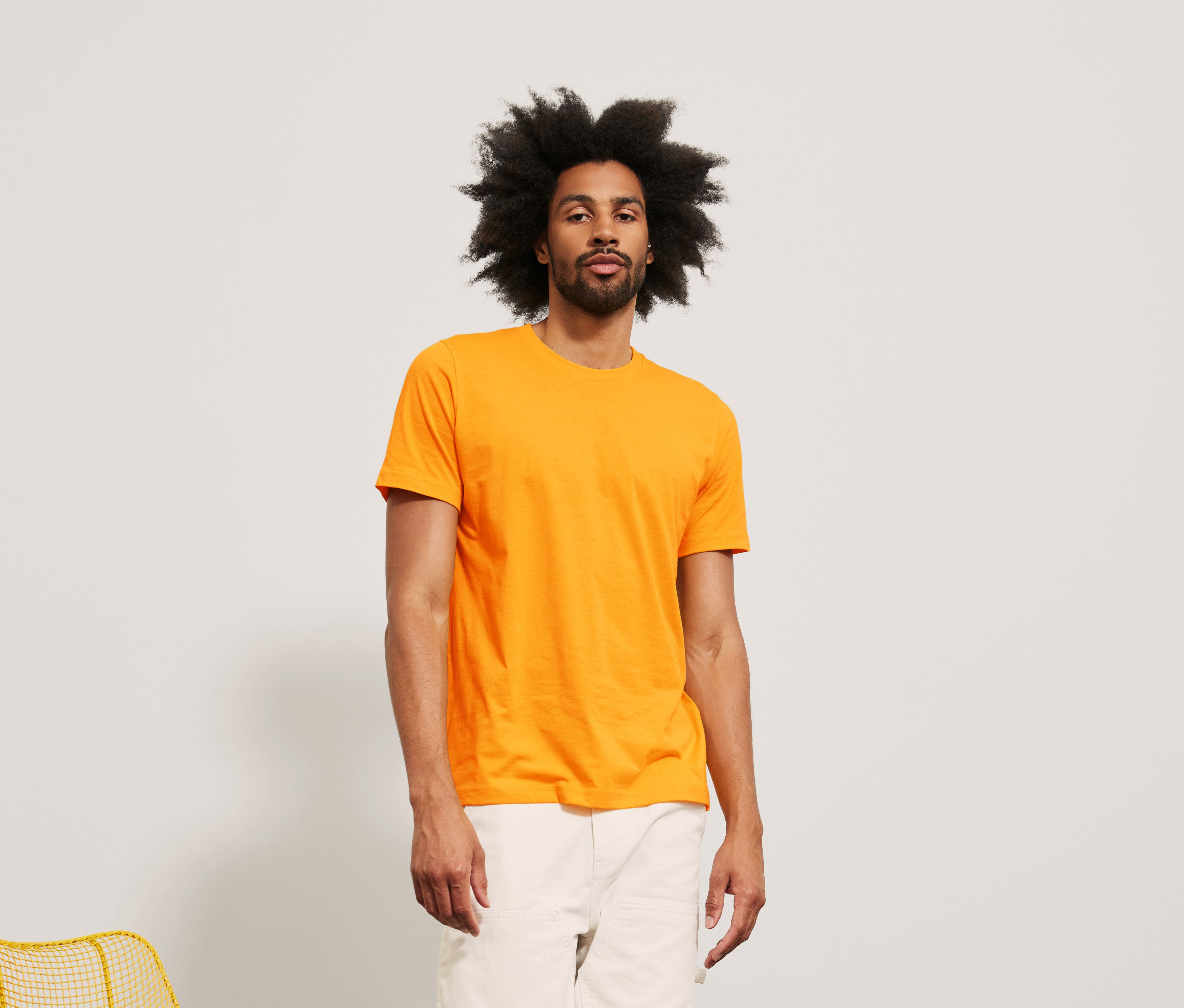 UNISEX HEATHER CVC SHORT SLEEVE TEE