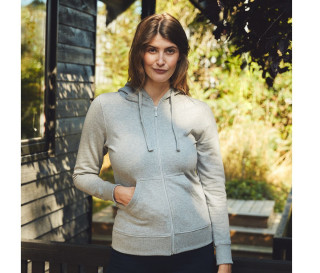 LADIES HOODIE WITH ZIP